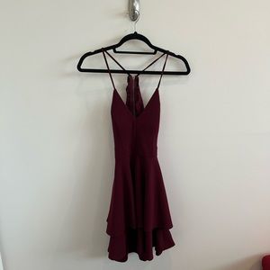 Burgundy Dress